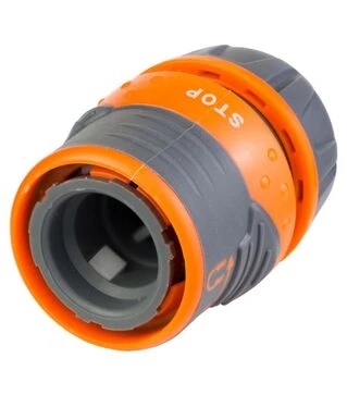 Коннектор Flora ½&quot; быстросъемный для шланга ½&quot; аквастоп с замком ABS+TPR (5015434)