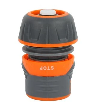 Конектор Flora ½&quot; швидкознімний для шланга ¾&quot; аквастоп з замком ABS+TPR (5015454)