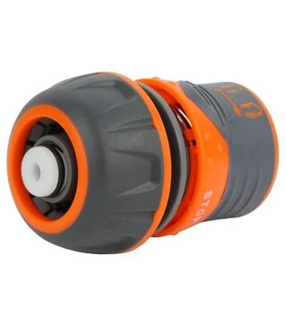Конектор Flora ½&quot; швидкознімний для шланга ¾&quot; аквастоп з замком ABS+TPR (5015454)