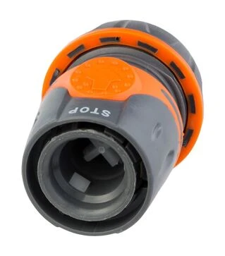 Конектор Flora ½&quot; швидкознімний для шланга ¾&quot; аквастоп ABS+TPR (5015514)