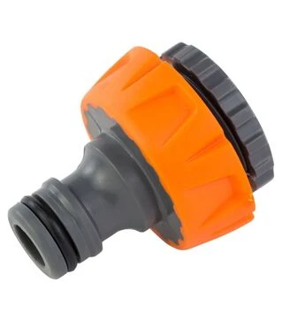 Адаптер для коннектора Flora ½&quot; универсальный в/с ½&quot;×¾&quot; ABS+TPR (5015834)