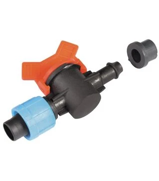 Кран стартовый ХОЗЯЙ 16 мм с уплотнителем для капельной ленты (92-9153)