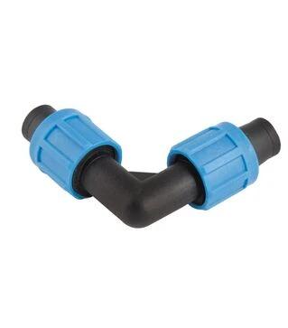 Коннектор 90&deg; зажимной ХОЗЯЙСТВО 16 мм для капельной ленты (92-9158)