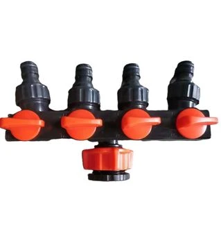 Розподiльник чотирьохканальний MASTERTOOL з регулювальними вентилями 3/4&quot;-1&quot; ВР (92-9380)