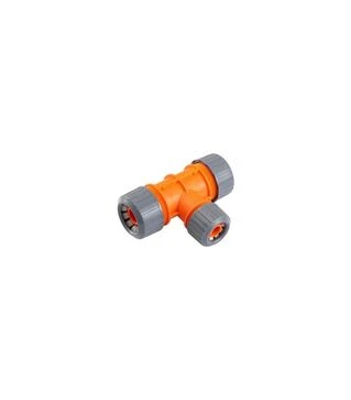 Тройник соединительный ХОЗЯЙ для шланга 1/2&quot;-3/4&quot; (92-8900)
