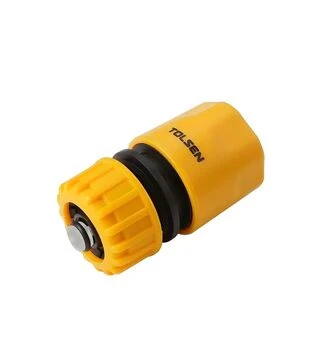 Коннектор 1/2" с аквастопом для шланга 1/2" Tolsen (57117)