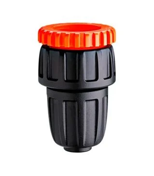 Штуцер Claber 1/2"-3/4"Н х 16 мм для капельной трубки 1/2", с зажимом (910130000)