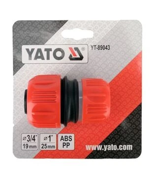 Муфта швидкоз'єднувальна YATO для шлангів &Oslash; 1"- 3/4" (YT-89043)