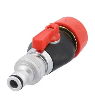 Коннектор для шланга YATO с вентилем, 1/2" (YT-9940)