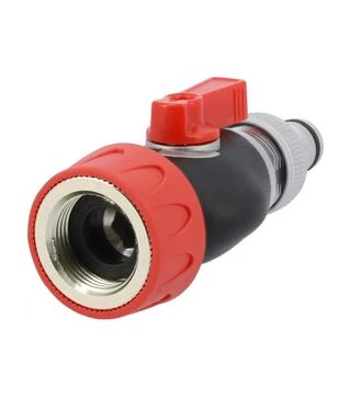 Коннектор для шланга YATO с вентилем, 1/2" (YT-9940)