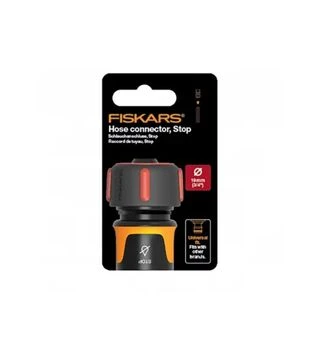 З'єднувач для шланга Fiskars 3/4", з аквастопом (1027081)