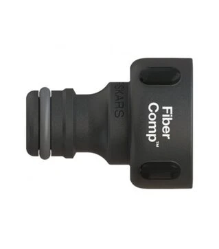 З'єднувач для крана Fiskars FiberComp LB30, 3/4", з аквастопом (1027054)