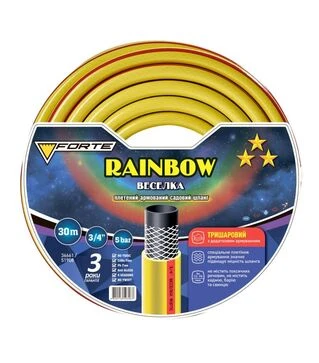 Шланг FORTE SUNNY/RAINBOW 3/4&quot; 30 м, армований (51908)