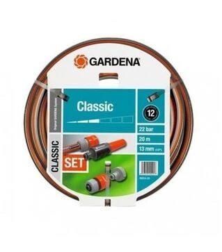 Шланг GARDENA Classic 1/2" 20 м + комплект для поливу (18004-20.000.00)