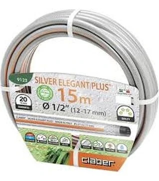 Шланг поливочный Claber Silver Elegant Plus 1/2" 15 м (91230000)