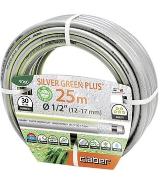 Шланг поливочный Claber Silver Green Plus 1/2" 25 м (90600000)