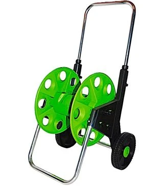 Катушка для шланга MASTERTOOL 60 м, на колесах, с телескопической ручкой (92-8802)