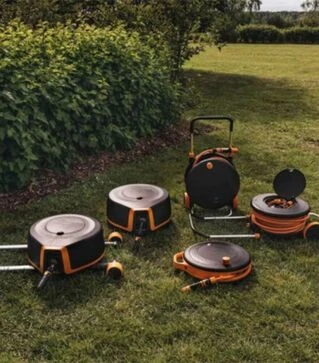 Котушка зі шлангом автоматична Fiskars X-series XL (1067549)