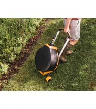 Котушка-візок зі шлангом автоматична Fiskars X-series XL (1067548)
