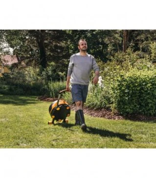 Котушка-візок зі шлангом автоматична Fiskars X-series XL (1067548)
