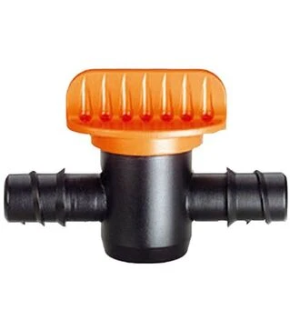 Кран проходной Claber 16 мм для капельной трубки, 1/2&quot; (912800000)