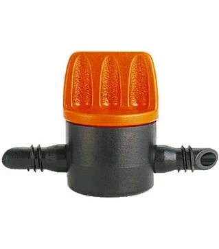 Кран Claber 6*6 мм для трубки капельного полива, 1/4", 5 шт. (912700000)