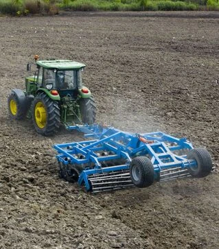 Дисковий лущильник AGROKALINA DEFT 4,0 суцільна рама, причіпний