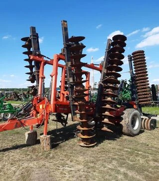 Борона дискова GREGOIRE BESSON XR HD, 2014 р.в., з важкими котками, б/в