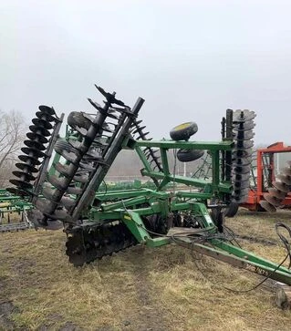 Борона дисковая John Deere 637, 9 м, б/у