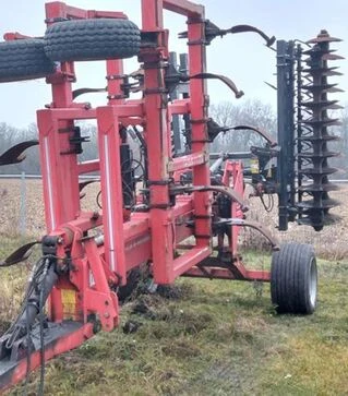 Борона дискова GREGOIRE BESSON, 7,2 м, з котками та лапами, б/в