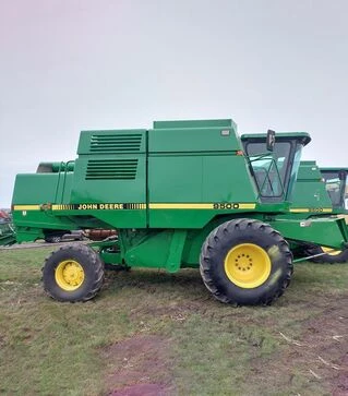Зерноуборочный комбайн John Deere 9500, 2000 г.в. + жатка зерновая John Deere 922R, б/у