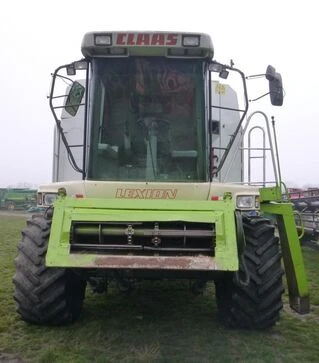 Зерноуборочный комбайн Claas Lexion 460, 1999 г.в. + жатка С750, транспортная тележка, б/у