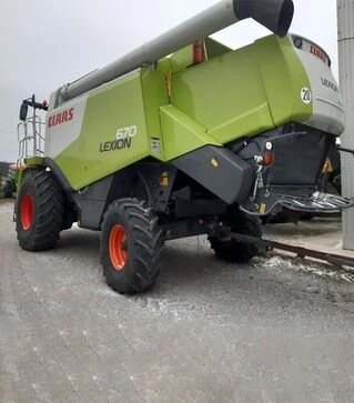 Зерноуборочный комбайн Claas Lexion 670, 2012 г.в, б/у