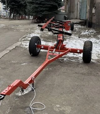 Візок для жниварок Profi Stan ЛАН-13, 9-12 м, 180х180х8+швелер, 4 колеса 10.00/75-R15.3