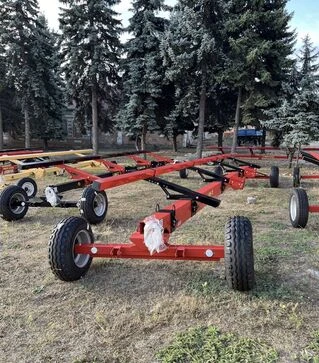 Візок для жниварок Profi Stan ЛАН-13, 9-12 м, 200х200х8+швелер, 4 колеса 10.00/75-R15.3