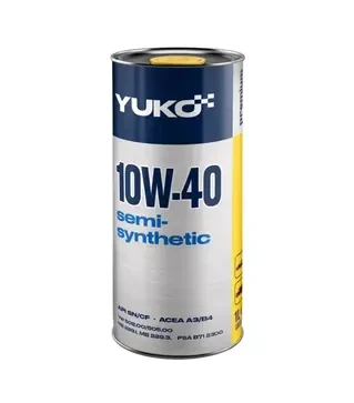 Моторное масло Yuko SEMISYNTHETIC 10W-40, 1 л