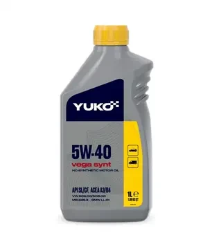 Моторное масло Yuko VEGA SYNT 5W-40, 1 л