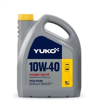 Моторное масло Yuko VEGA SYNT 10W-40, 4 л