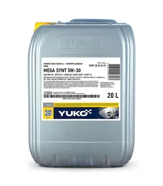 Моторна олива Yuko MEGA HD 15W-40, 20 л