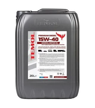 Моторное масло TEMOL PREMIUM DIESEL 10W-40, 20 л