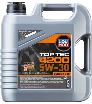 Масла моторные Top Tec 4200 5W-30 New Generation, 4 л