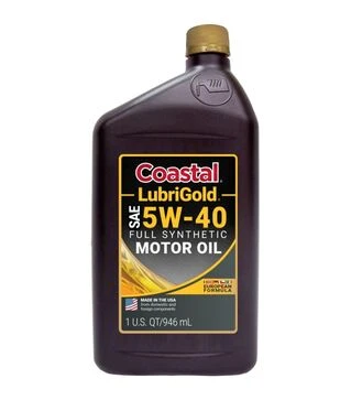 Моторна олива Coastal Lubrigold Full Synthetic 5W40 EURO SN, 6/1 QT, 0,946 л