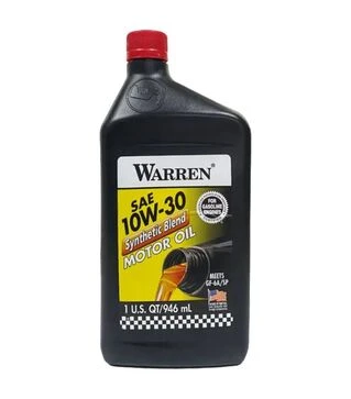 Моторное масло Warren Synthetic Blend 10W30, 12/1 QT, 0,946 л
