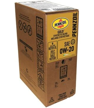 Моторное масло Pennzoil Gold 0W20, 24/1 Qt Ecobox, 22,71 л