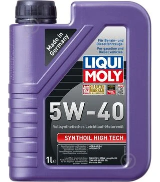 Моторна олива Liqui Moly Synthoil High Tech 5W-40, 1 л