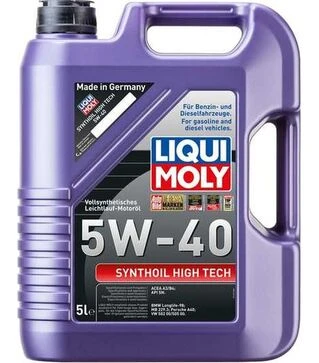 Моторна олива Liqui Moly Synthoil High Tech 5W-40, 5 л