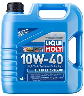 Моторна олива Liqui Moly Super Leichtlauf 10W-40, 4 л