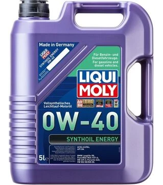 Моторное масло Liqui Moly Synthoil Energy 0W-40, 5 л