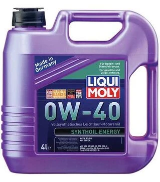 Моторна олива Liqui Moly Synthoil Energy 0W-40, 4 л
