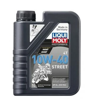Моторное масло Liqui Moly Motorbike 4T нс-синтетическое 10W-40, 1 л